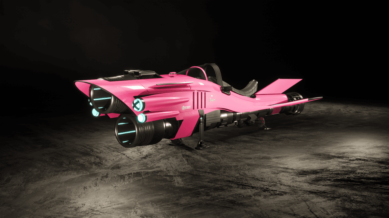 Rockabilly Pink Legendary Bubblejett Bonanza OG Custom